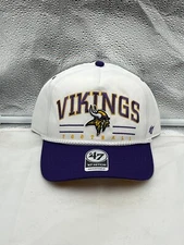 Minnesota Vikings NFL '47 White TT Roscoe Hitch Rope Snapback Adjustable Hat
