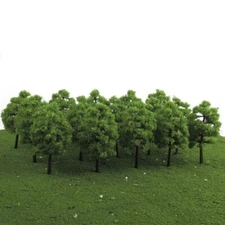 40 Pcs Model Trees Train Railroad Diorama/Wargame Park-Scenery HO OO Scale 1:100