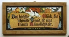House Blessing "The Highest Happiness The Most Beautiful Freud" Home Protection Doves Flowers Wood 5