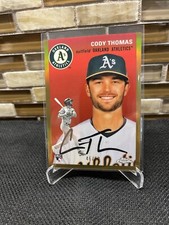 2023 Topps Chrome Platinum Anniversary Cody Thomas Gold Refractor #46/50 A’s RC