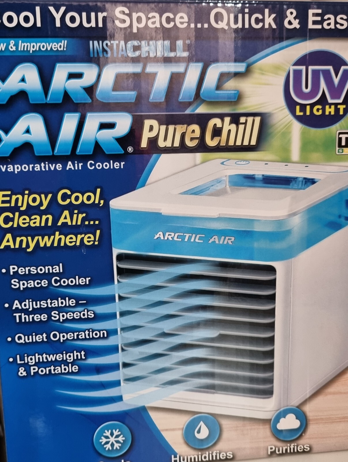 3 month used Arctic air ® pure chill portable evaporative air cooler eBay