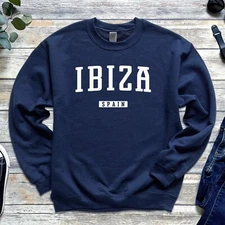 Ibiza Sweatshirt | Ibiza Spain Crewneck Sweatshirt | Balearic, Ibiza Vacation