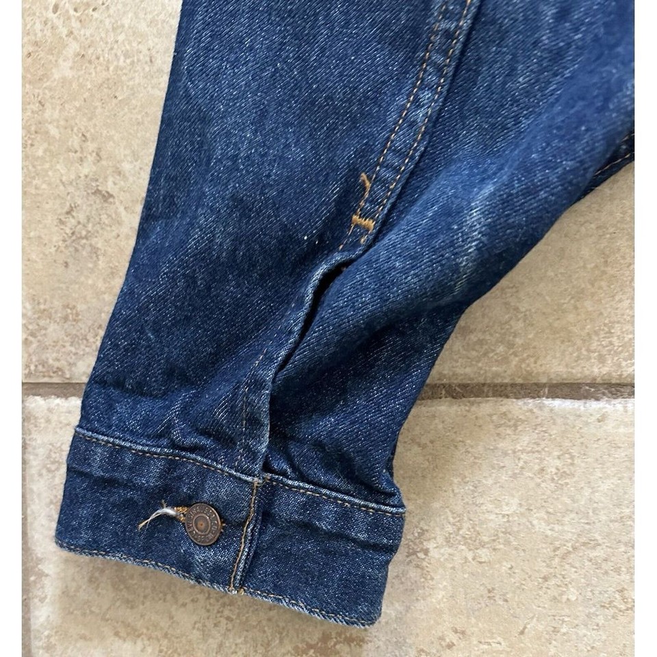 Vintage Levis Denim Trucker Jacket Mens 54L Type III USA Made 71506