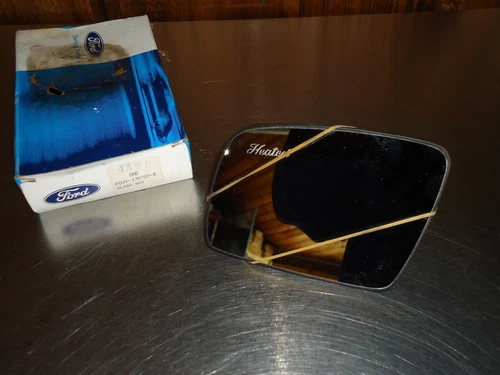 New NOS Ford LH Door Mirror Heated Glass F0VY-17K707-B 1990 Lincoln Town Car