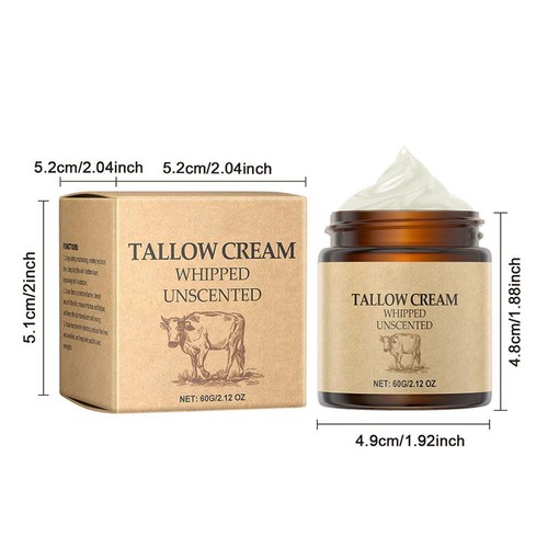 Sego di Manzo per Viso, Crema Idratante Viso Sego 60G Erba Montata Biologica Fed8 - Foto 20 di 20