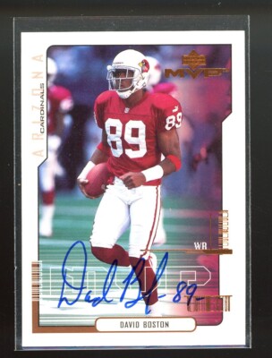 2000 Upper Deck DAVID BOSTON Signed Card autograph auto CARDINALS ...