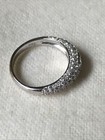 18K White Gold Diamond Pinky Ring Small Size — photo 2