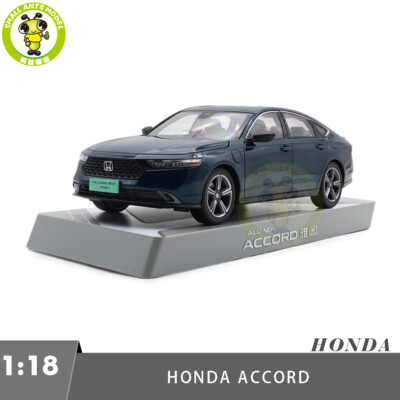 1/18 Honda Accord 2023 Sedan 11th Generation Blue Diecast Model
