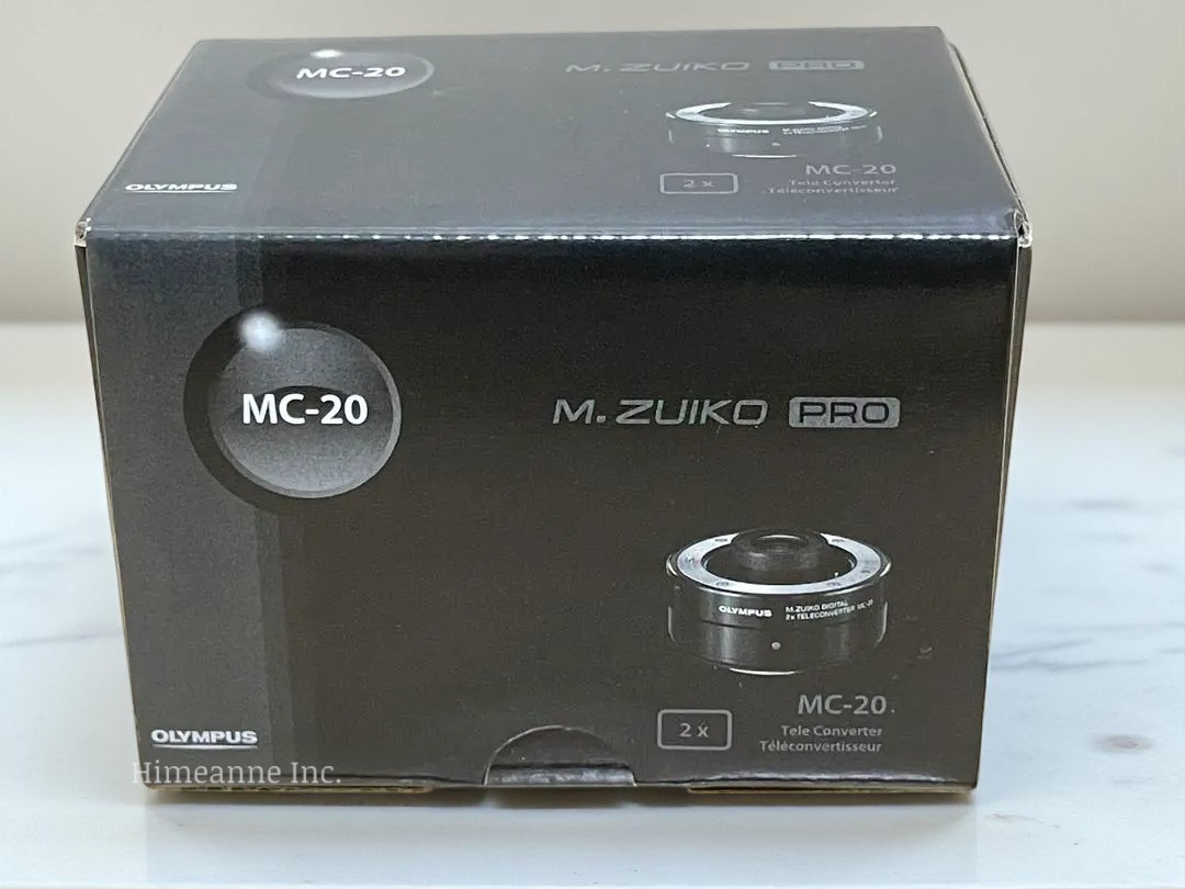 Olympus MC-20 M.Zuiko Digital 2x Teleconverter Lens Black Micro 4