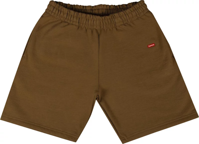 Supreme Small Box Sweatshort Olive Brown (SS22SH) Size M | eBay