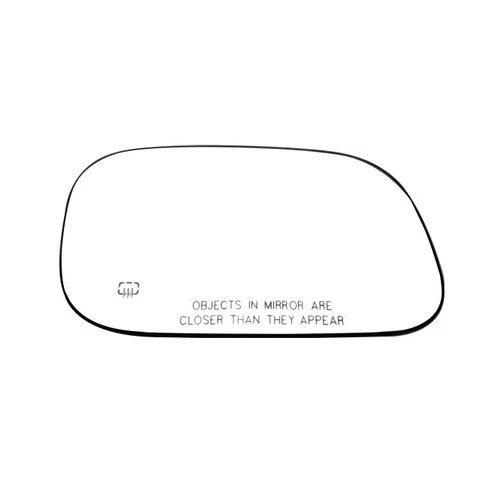 Heated Right Convex Mirror Glass For 05-11 DODGE DAKOTA/06-09 MITSUBISHI RAIDER