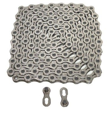 KMC X10EL 10 Speed Bike Chain 120 Links Extra Light Silver Road MTB