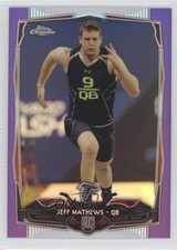 2014 Topps Chrome Retail Purple Refractor Jeff Mathews #113 0w8