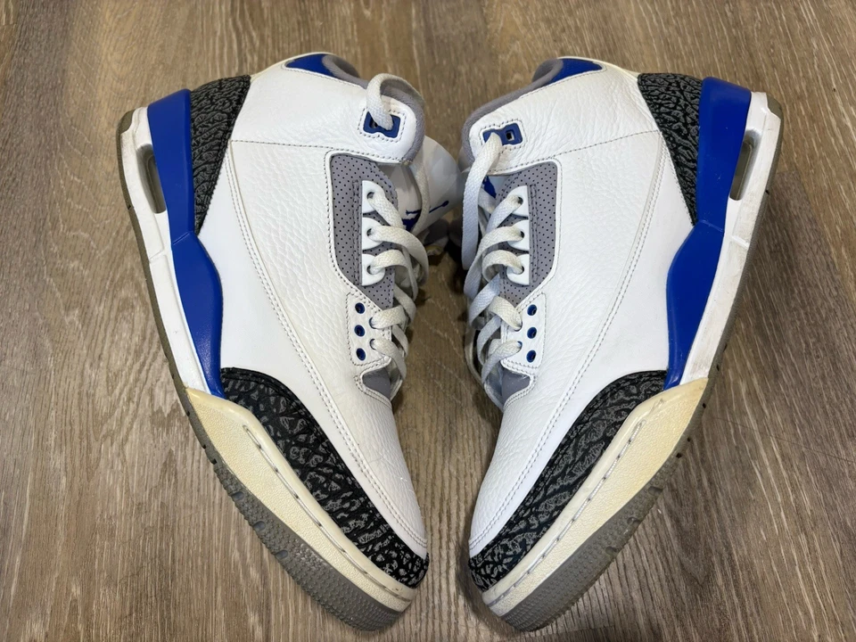 Talla 12 - Jordan 3 Retro Mid Racer Azul Foto 3 de 4