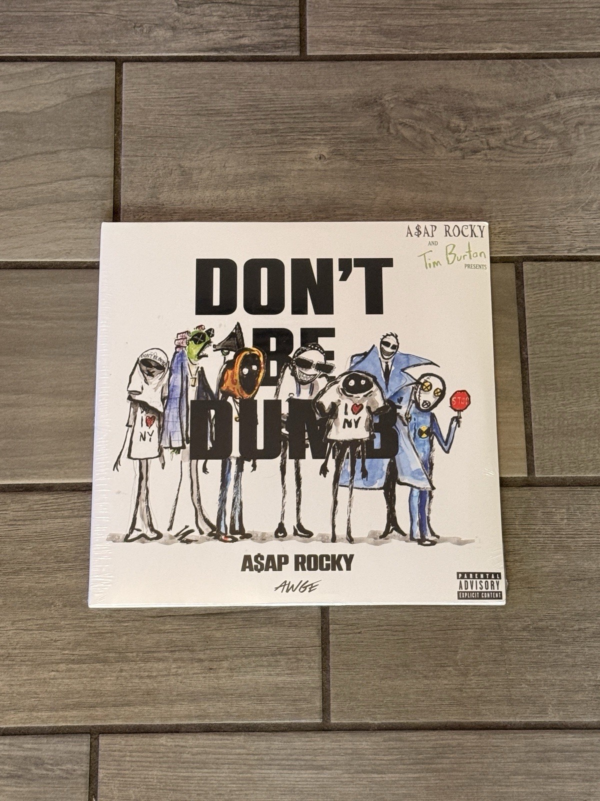 ASAP Rocky Don’t Be Dumb Group 2 Disc 2LP Vinyl + SIGNED Insert AWGE ...