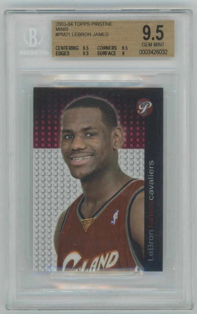LeBron James Beckett Grading Services (BGS) Original Grade 9.5