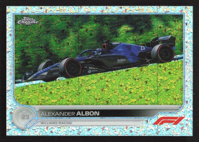 2022 Topps Chrome Formula 1 Alexander Albon Mini Diamonds Refractor #/299 #124