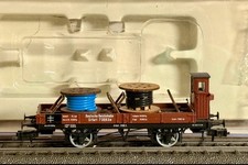 Brawa Spur H0 48006 Niederbordwagen Bremserhaus No. 7328 DRG Ep.II OVP Ladung