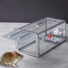 Rat Trap Cage Small Live Animal Pest Rodent Mouse Control Catch Hunting Trap US