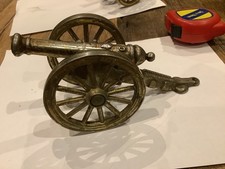 military collectable England antique brass cannon ornament