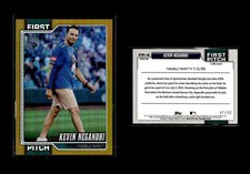 2026 Topps - First Pitch Gold Foil - #FP-4 Kevin Negandhi - Seattle Mariners