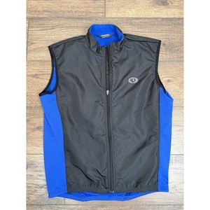Pearl Izumi Cycling Vest Men’s Large Blue Black Cycling Vest Full Zip