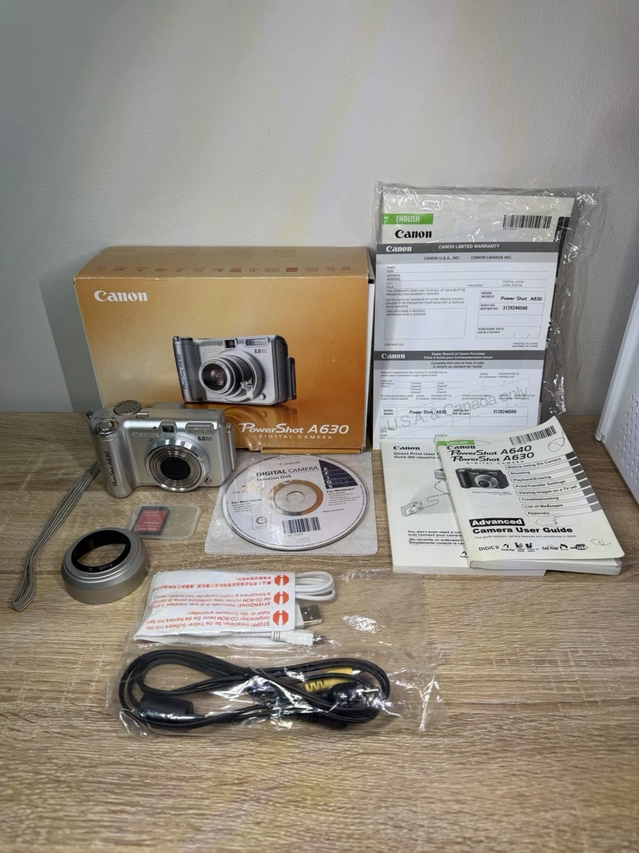 佳能PowerShot a630 数码相机| eBay