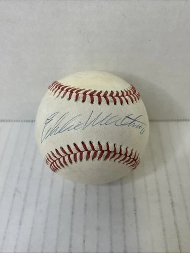 Eddie Mathews Signed Atlanta Braves Rawlings National League Baseball D3
