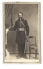 CIVIL WAR UNION GENERAL CDV Antique ORIGINAL SOLDIER PHOTO Coldwater, Michigan