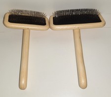 Tosol Pet Natural wood Brush verschiedene Gr&ouml;&szlig;en Hundeb&uuml;rste Holz Fellb&uuml;rste NEU