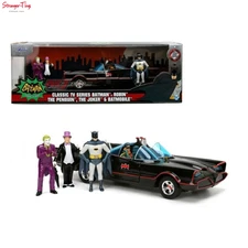 JADA 33737 - 1/24 1966 BATMAN BATMOBILE WITH FIGURES