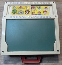 Original 1972 Fisher Price School Days Portable Play Desk 176 Vintage  Read 