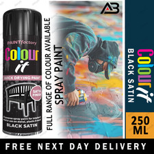 All Purpose Spray Paint Aerosol Matt Gloss Satin Primer Metal Wood Plastic 250ml