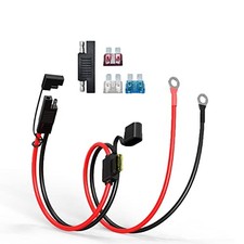SAE to O Ring Terminal Harness, 12AWG Battery Cable with 2FT SAE to O Terminal