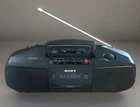 Sony CFS-B15 Cassette AM FM Radio Excellent Near Mint Condition Tested/Works VTG