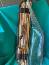 Vintage Wright & McGill Eagle Claw 6-1/2 Foot Spinning Fly Pack Rod  with CASE