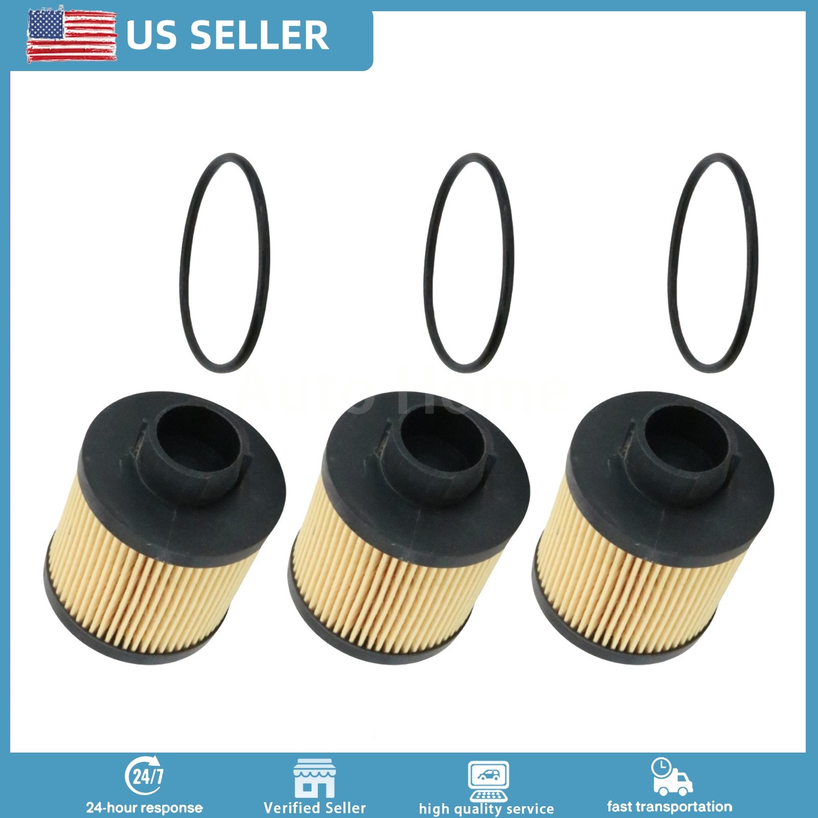 3Pcs Oil Filter Fits Lamborghini Gallardo Spyder Coupe Superleggera SE Base Nera