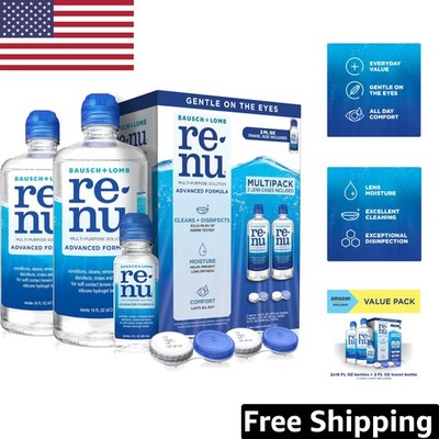 Hydrating Multi-Purpose Contact Lens Solution - 16 Fl Oz + Travel Size Included