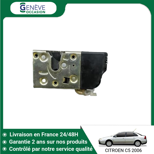 Serrure De Porte Avant Droite Pour Citroën C1 - Référence OEM 9136T9, Couleur KTB, Occasion Garantie