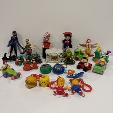 Vintage Mixed Lot of Happy Meal Toys McDonalds Burger King Sonic and More toys