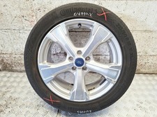 FORD KUGA MK2 C520 18" INCH ALLOY WHEEL WITH DAMAGED TYRE 2018 GJ5C-1007-L1A