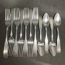 World Tableware Boston Common 11 Piece Lot 7 Dinner Forks 4 Teaspoons Taiwan WT