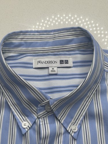Camisa JW ANDERSON X UNIQLO Azul Rayas Talla M **ver detalles - Imagen 6 de 6