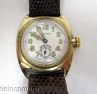 VINTAGE BRITISH 9K ROLEX ULTRA PRIMA OYSTER CUSHION WATCH 274.789 16 RUBIS MENS