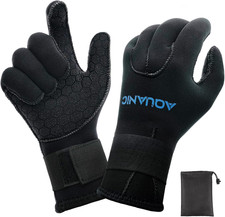 Neoprene Gloves 3Mm Scuba Diving Gloves with Waterproof Bag, Anti-Slip Warm