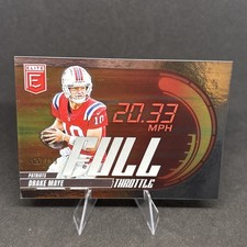 2024 Panini Donruss Elite Drake Maye Full Throttle /799 (F324)