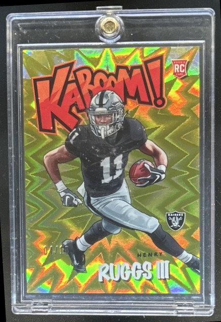 2020 Panini Absolute Henry Ruggs III Kaboom SSP RC Gold Rookie #/10 Raiders