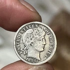 1894 P Barber Dime VF Condition Tough Date