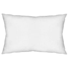 Mercana 21 x 13 White Fabric Down pillow insert