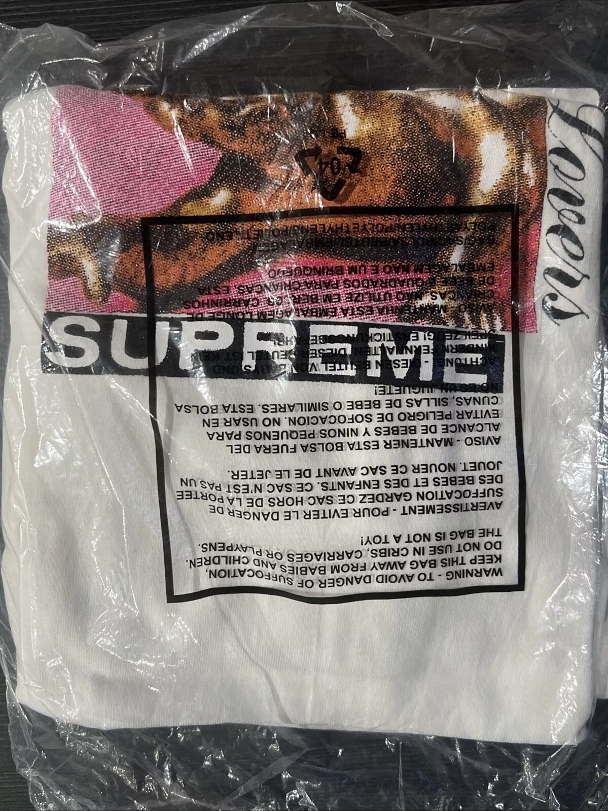 SUPREME LOVERS TEE BLANC XL FW20 T SHIRT BLANC EXTRA LARGE CHÉRUBIN 2020